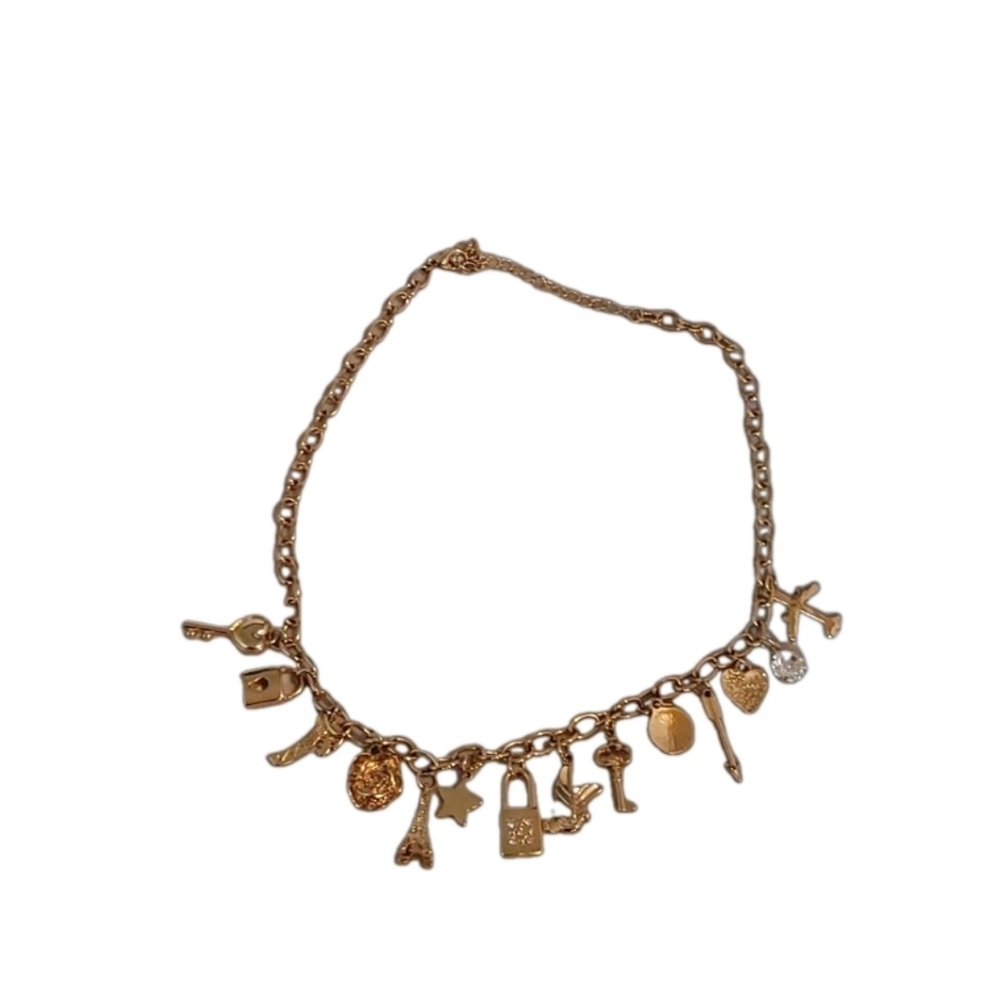 DESTINATION‎ GOLD CHARM  NECKLACE ALL THINGS HAPPINESS - Picture 4 of 4